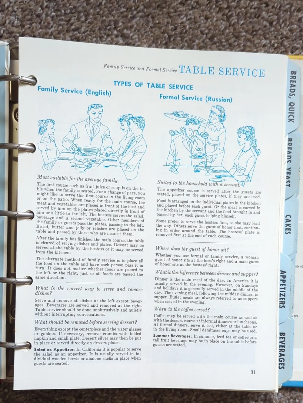 Vintage 1961 Betty Crocker's 5 Ring Cookbook 1st Edition 4th Printing